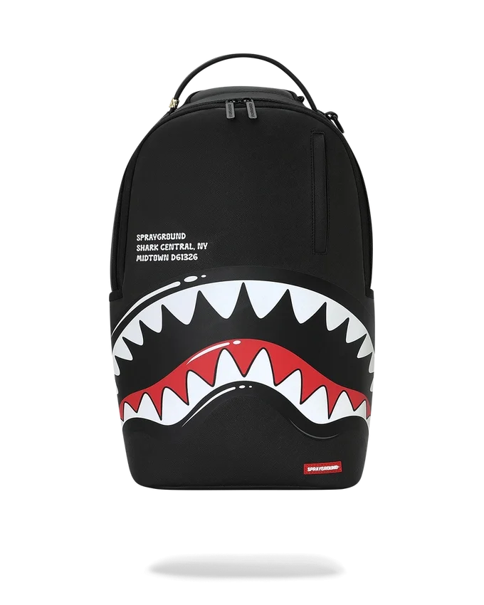 SHARK CENTRAL BUBBLE SHARK (SİYAH) Sırt Çantası