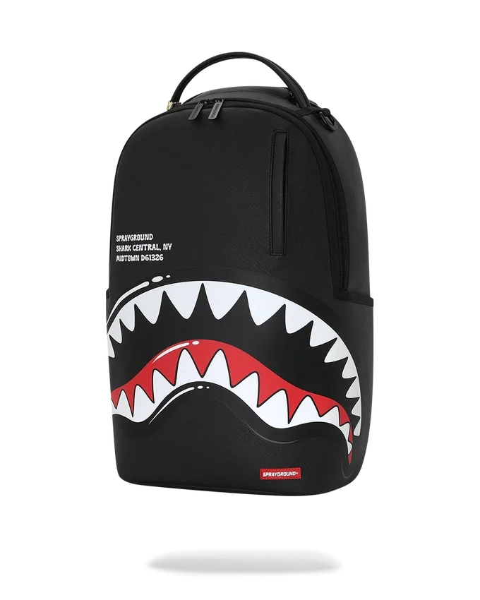SHARK CENTRAL BUBBLE SHARK (SİYAH) Sırt Çantası