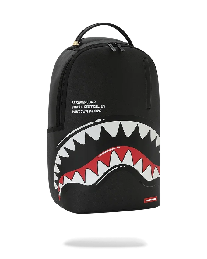 SHARK CENTRAL BUBBLE SHARK (SİYAH) Sırt Çantası