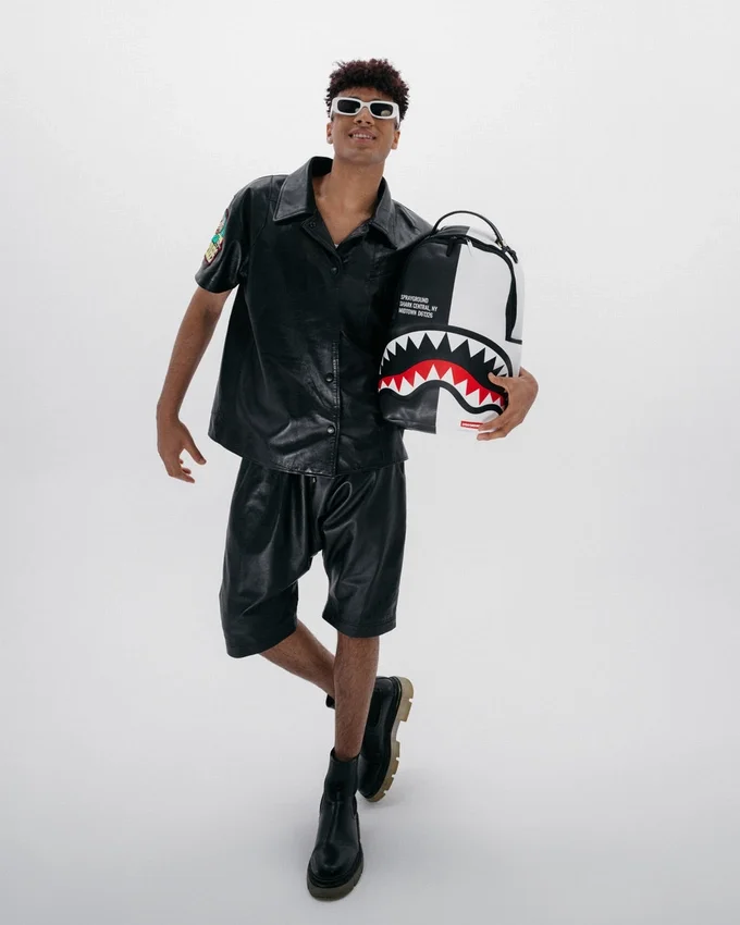 SHARK CENTRAL Split Sırt Çantası BLK/WHT (DLXV)