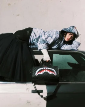SHARKS IN PARIS HYPER PUFF Mini Silindir Çantalar