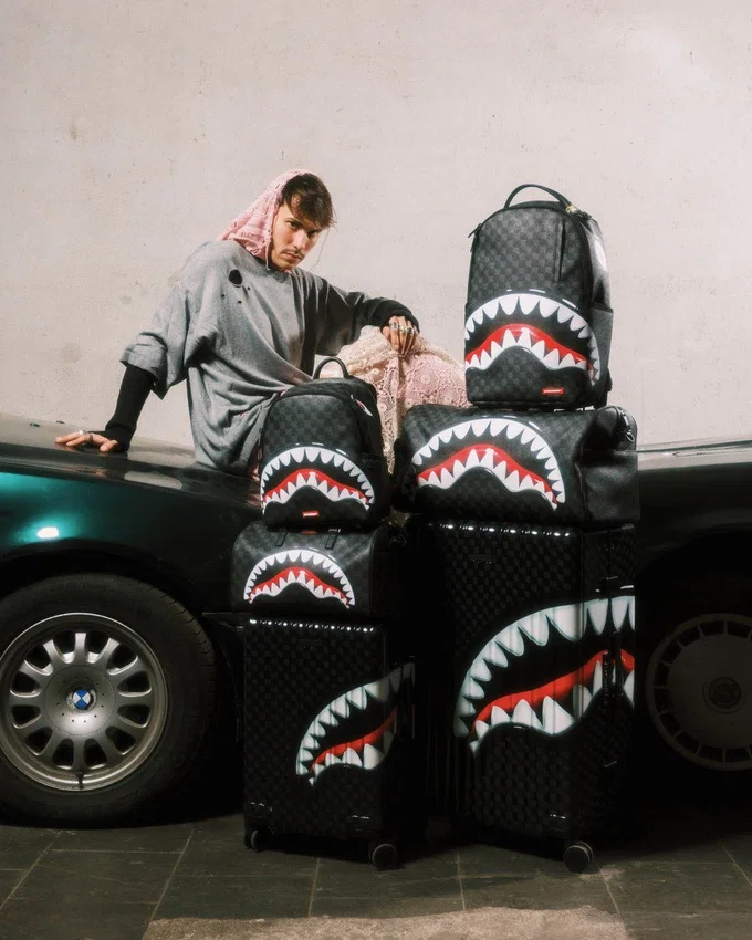 SHARKS IN PARIS HYPER PUFF Mini Silindir Çantalar