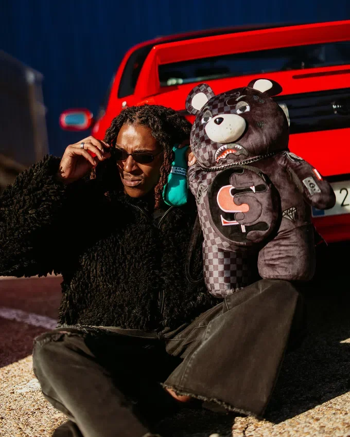 SPEED SHARK SIDE SWIPE MONEYBEAR Teddy Bear Sırt Çantası