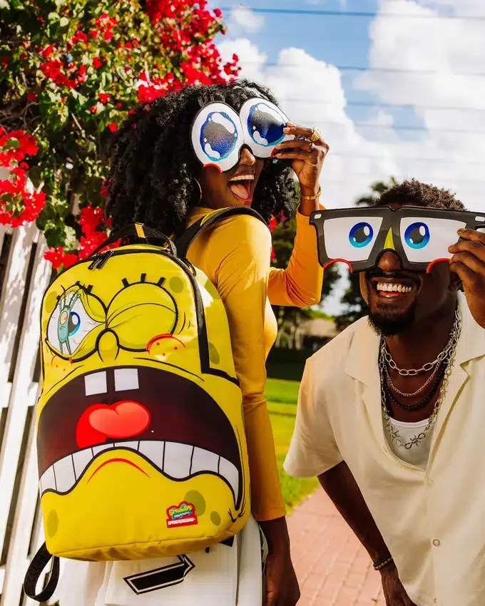 Spongebob EYE POP ÇIKARILABİLİR GÖZLER Sırt Çantası