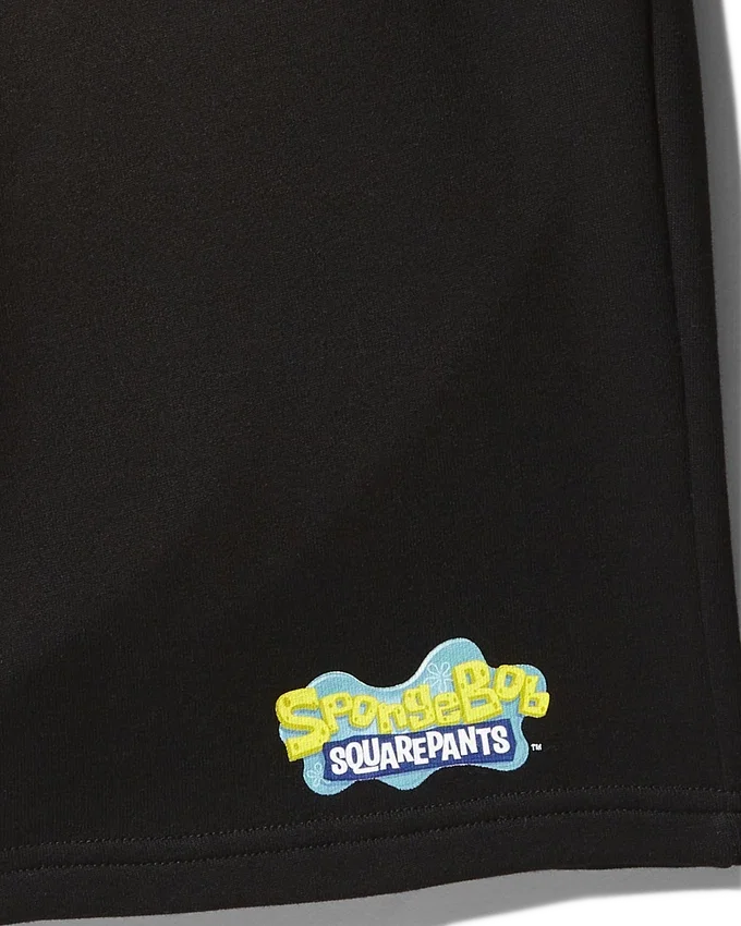 Spongebob ÖRGÜ ŞORT (SİYAH)