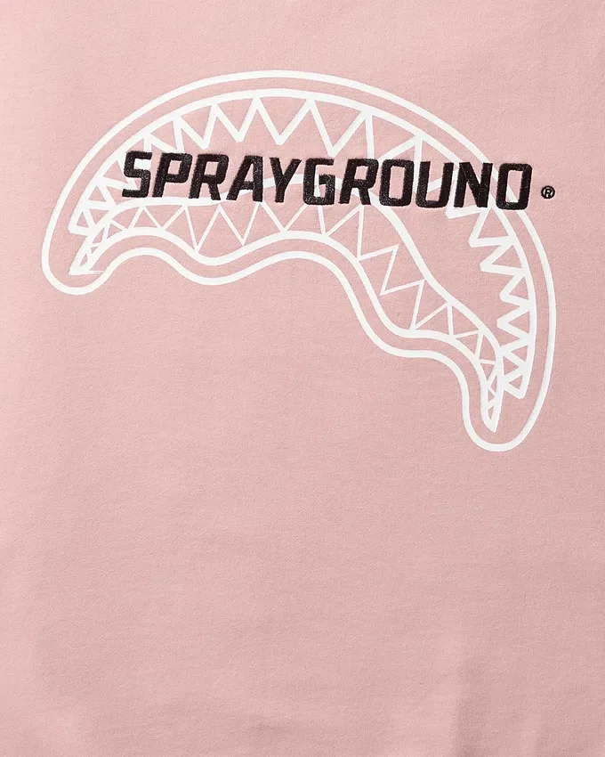 SPRAYGROUND KREW YAKALI KAPŞONLU SWEATSHIRT (PEMBE)