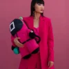 SQUID GAME İŞBİRLİĞİ PINK SOLDIERS BEAR SIRT ÇANTASI