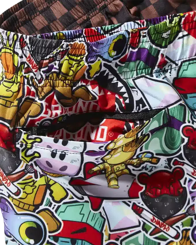 STICKER CREW MAYO ŞORTU