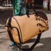 TASARIMCI DRIP ETKİLİ SILİNDİR ÇANTASI