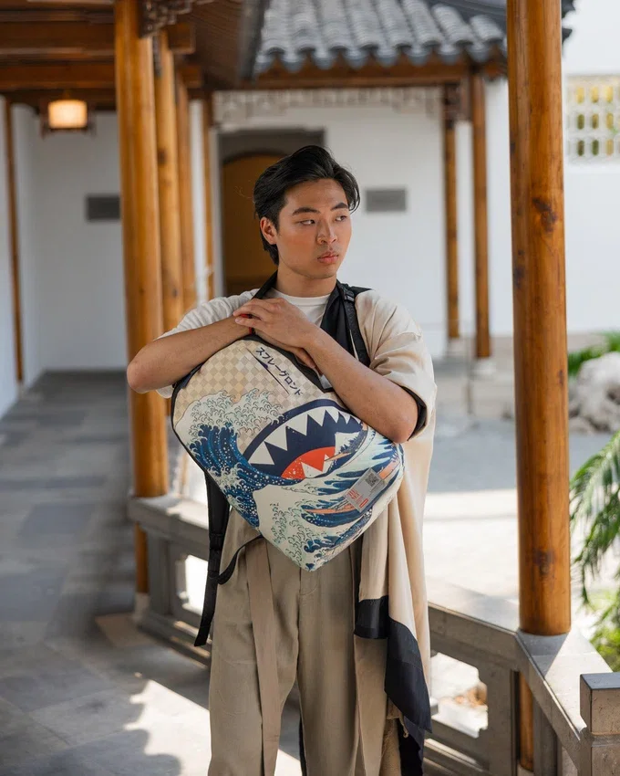 THE MET HOKUSAI BÜYÜK DALGA Sırt Çantası