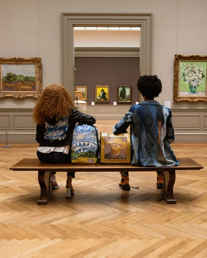 THE MET VAN GOGH SELİV AĞAÇLI BUĞDAY TARLASI Sırt Çantaları