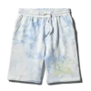 TIE DYE ÖRGÜ ŞORT (MAVİ)