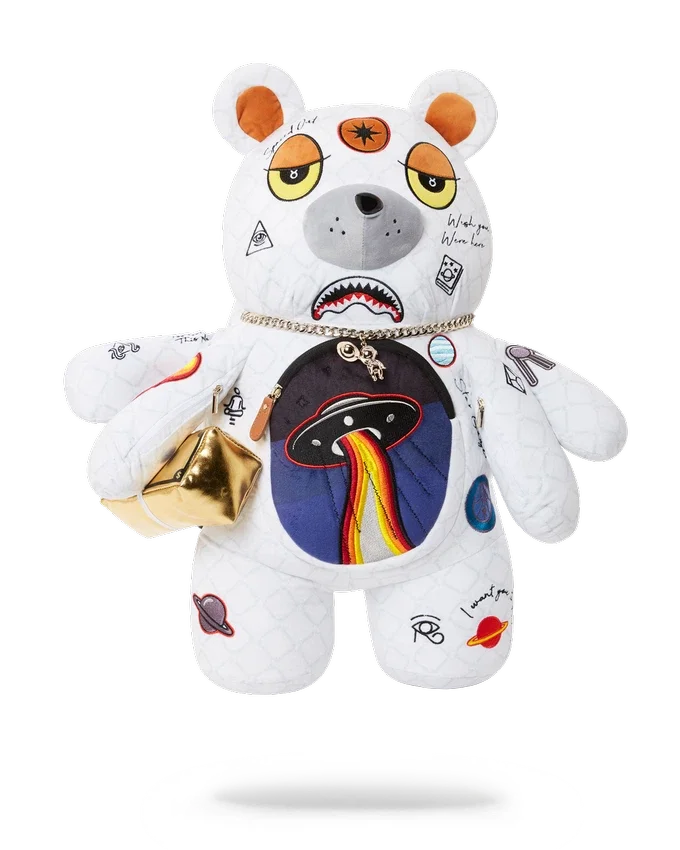UFO SPACED OUT MONEYBEAR TEDDYBEAR Sırt Çantası