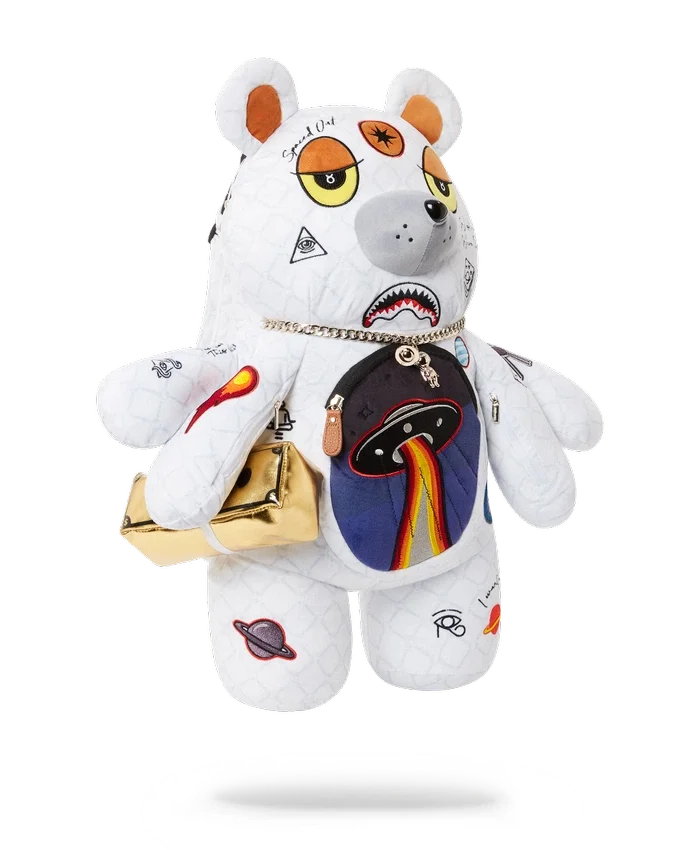 UFO SPACED OUT MONEYBEAR TEDDYBEAR Sırt Çantası