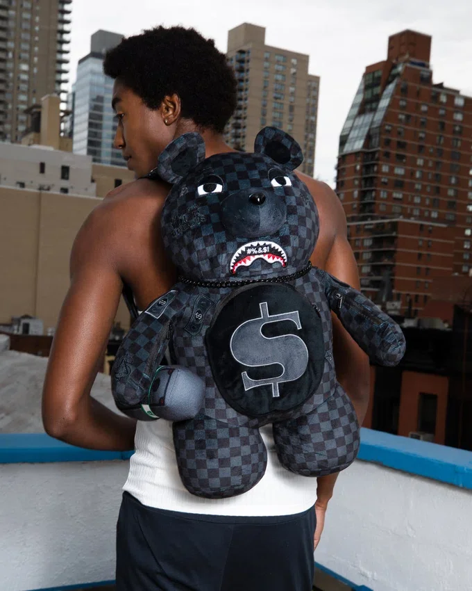 WHAT THE BEEP' SHARK MONEYBEAR TEDDYBEAR Sırt Çantası