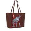 ZEBRA ELEPHANT RON ENGLISH İŞBİRLİĞİ Tote Çantalar