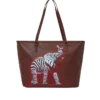 ZEBRA ELEPHANT RON ENGLISH İŞBİRLİĞİ Tote Çantalar